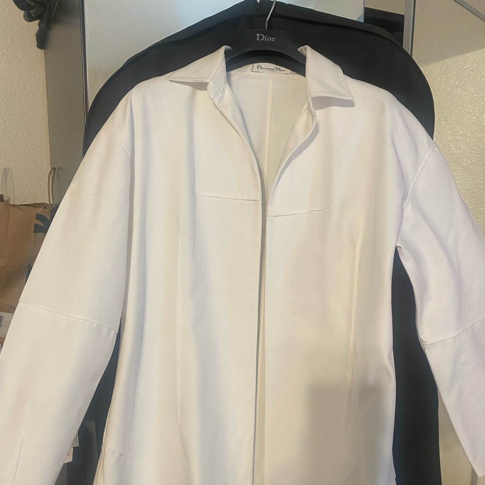 Previously loved Dior white jacket